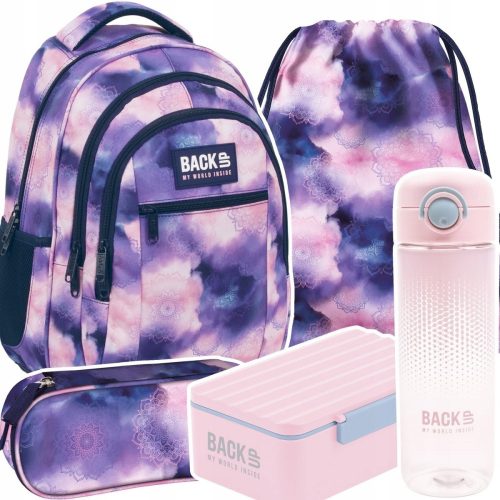  Backup školski ruksak s više odjeljaka Shades of purple, Shades of pink 26 l