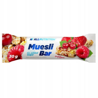  Allnutrition muesli pločica 30 g malina