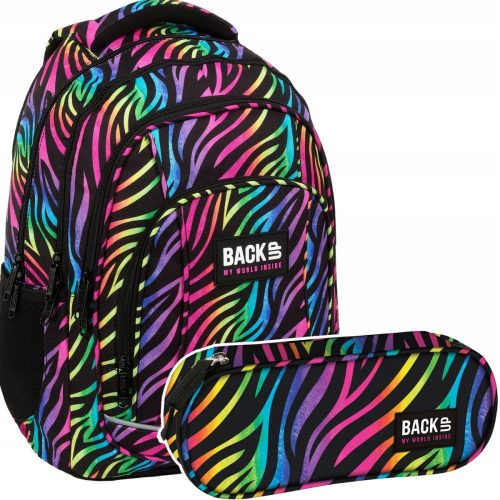  Školski ruksak s više odjeljaka Backup Multicolor 26 l + Backup pernica