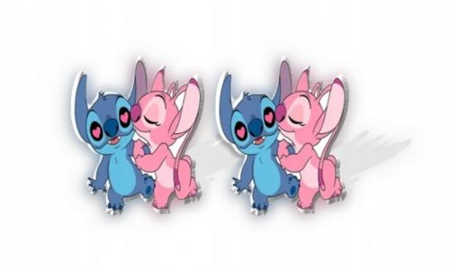  Stitch naušnice iz bajke Lilo & Stitch Studs