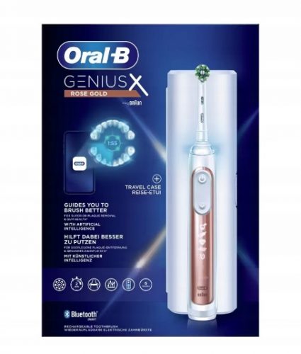  Oral B Genius X Rose Gold električna četkica za zube