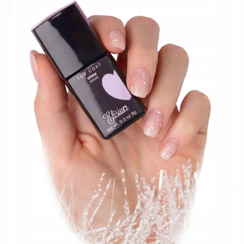  ELISIUM TOP COAT SJAJNI SNOW HYBRID TOP WHITE CONFETTI 9 g