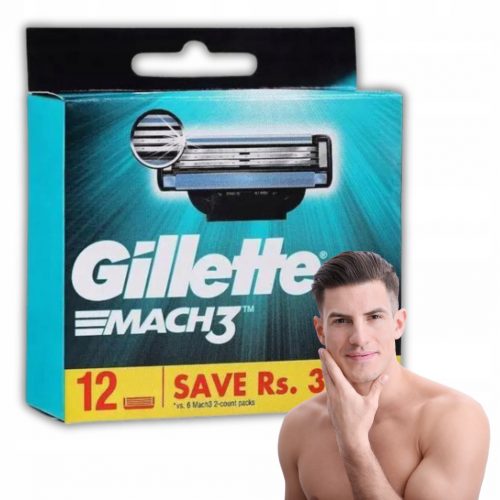  Gillette Mach3 patrone za brijač 12 kom.