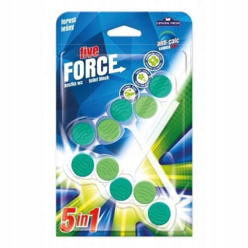  General Fresh Five Force Wood WC blok, 2x50g