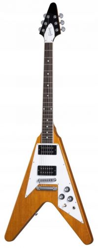  Gibson 70s Flying V Antique Natural električna gitara + kofer