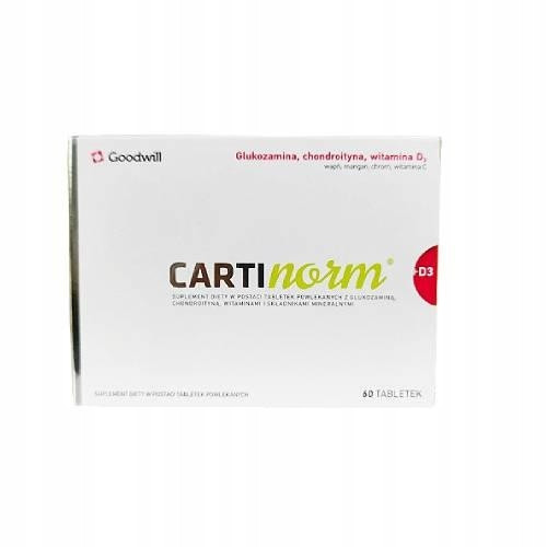  Cartinorm + D3 vitamin D ZA ZGLOBOVE KOSTI MIŠIĆE 60 tableta