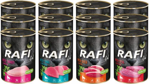  RAFI CAT ADULT WET CAT FOOD MJEŠAVINA OKUSA 12x400G