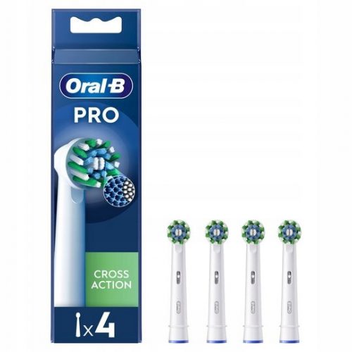  Glave za ORAL-B EB50 Pro CrossAction električnu četkicu za zube, 4 kom