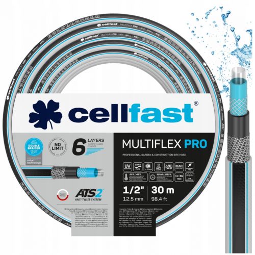  cellfast Multiflex Pro ATS2 vrtno crijevo 1/2" 30 m