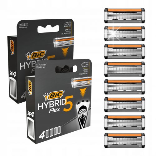  Bic Hybrid 5 Flex Blister ulošci za brijanje 2 x 4 kom.