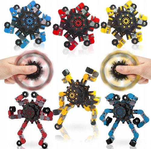  Fidget Finger Hand Spinner Robot deformabilna mala mehanička naprava