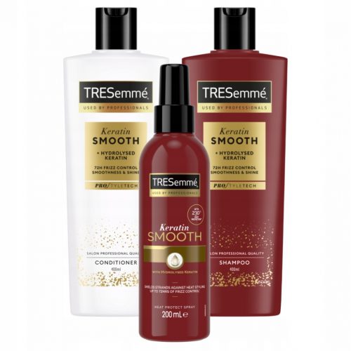  Tresemme šampon i regenerator s keratinom 400 ml + Tresemme keratin sprej 200 ml gr