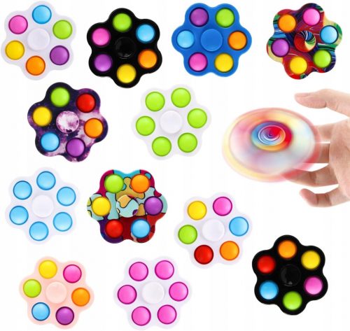  12 paketa Fidget Spinner Magic Toy Spinning Set protiv stresa