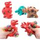  GNIOTEK ANTISTRES DINOSAUR RAINBOW SQUISH BALL 12