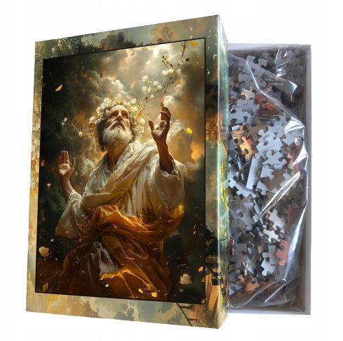  God puzzle Pobožni predmeti 2000 komada. 80x60cm Crkva kršćanske vjere br. 2