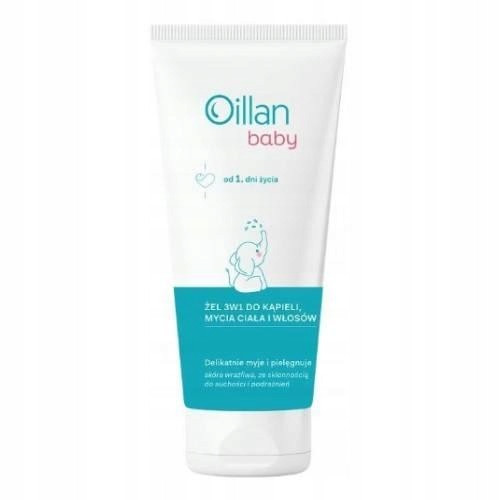  OILLAN BABY 3u1 gel za kupanje, pranje tijela i kose 100 ml