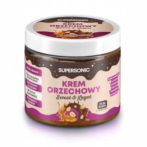  Proteinska krema od oraha, čokolade i karamele s orašastim plodovima Supersonic 160g