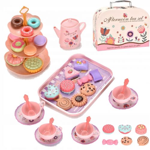  TEA SET ZA ČAJ ZA DJEVOJČICE POKLON ZA DJECU IGRAČKA SET ZA ČAJ, PRINCESS TEA TIME