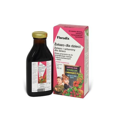  FLORADIX Željezo i vitamini za djecu 3+ 250ml