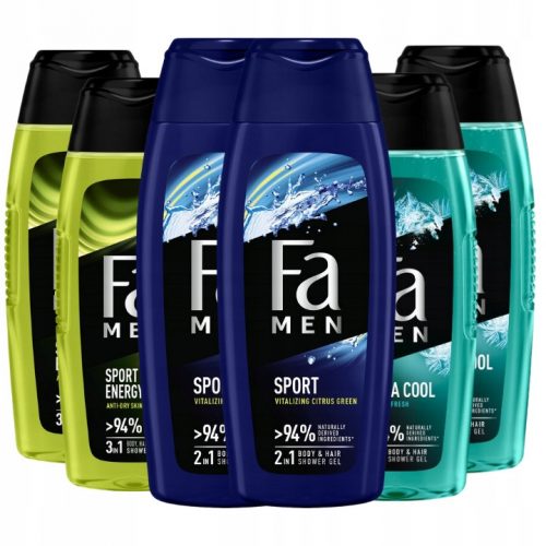  Fa MEN 6 x 400 ml gel za tuširanje