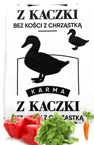  10 KG SMRZNUTO MESO ZA PSE OD KOSTIJU DUCK DUCK BARF HRANA SVJEŽA