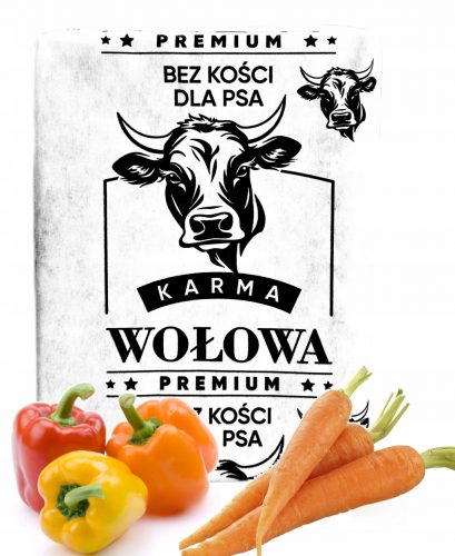  10 KG SMRZNUTO MESO ZA PSE PREMIUM BEEF BEEF BARF HRANA BEZ KOSTIJU