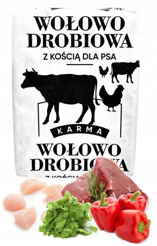  10 KG SMRZNUTO MESO ZA PSE GOVEDINA, PERED, GOVEDINA BEZ KOSTIJU, BARF HRANA