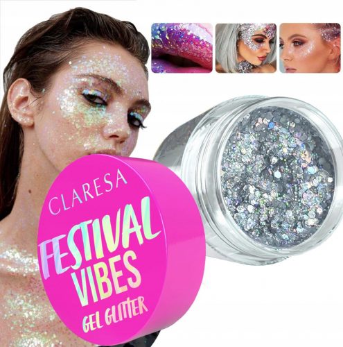  CLARESA FESTIVAL VIBE GLITTER GEL ZA LICE TIJELO KOSA 03 I DON'T CARE