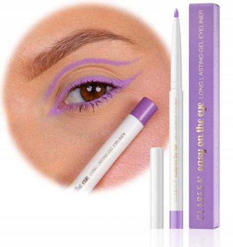  CLARESA EASY ON THE EYE DUGOTRAJNA GEL OLOVKA ZA OČI 04 PURPLE DAISY