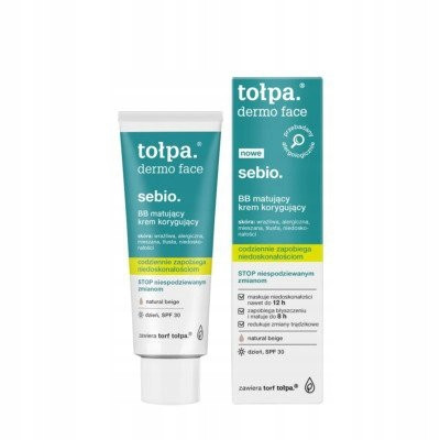  Tołpa BB krema DERMO FACE SEBIO natural beige SPF 21-30 40 ml