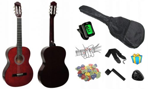  KLASIČNA GITARA 4/4 SEVILLA NATUR GLOSS + DODATNA OPREMA + GRATIS POKLONI