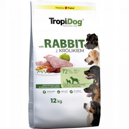  TropiDog suha hrana za kuniće 12 kg