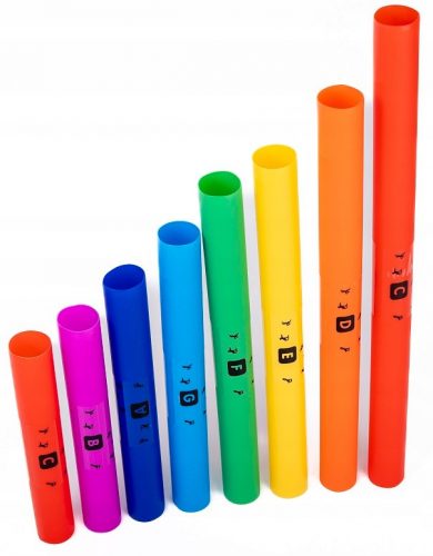  BOOM TUBES DIATONIC SET TUBE-8 BOOMWHACKER šarene cijevi za djecu