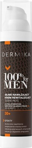  DERMIKA 100% FOR MEN HIDRATIZACIJA KREMA ZA LICE 30+ 100ML ZA MUŠKARCE