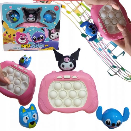  Pop it 3u1 KUROMI STICH BLUEY ANTI-STRES ELEKTRONIČKA ARKADNA igra