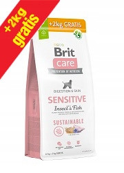  BRIT Care Dog Sustainable Sensitive Insect Fish 12 kg + 2 gratis hrana za pse