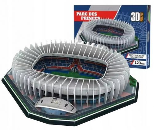  3D SLAGALICA PARC DES PRINCES PSG PARIS NOGOMETNI STADION 123 ELEMENTA