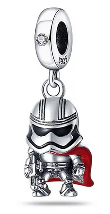  Privjesak Captain Phasma Star Wars Charms, srebro 925 STAR WARS