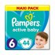  Pampers Active Baby pelene Veličina 6 44 kom.