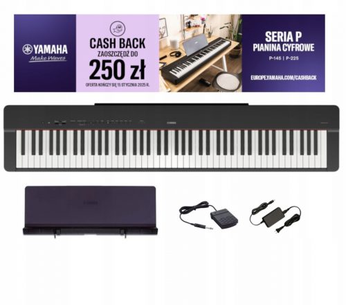  YAMAHA P-225 BK - DIGITALNI KLAVIR