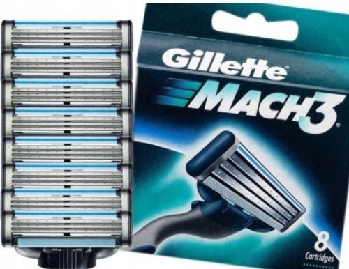  Gillette Mach3 patrone za brijač 8 komada