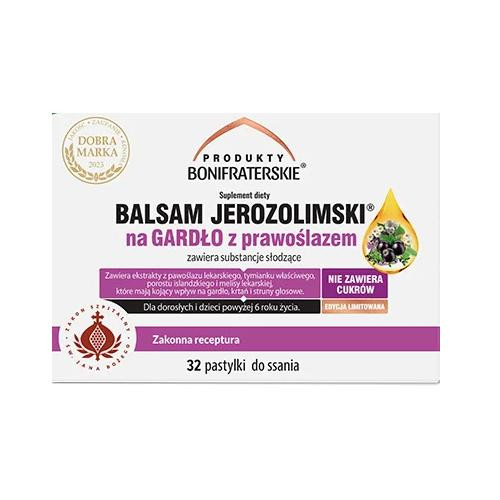  Bonifraterskie Products Jeruzalemski balzam za grlo sa sljezom 32 paste