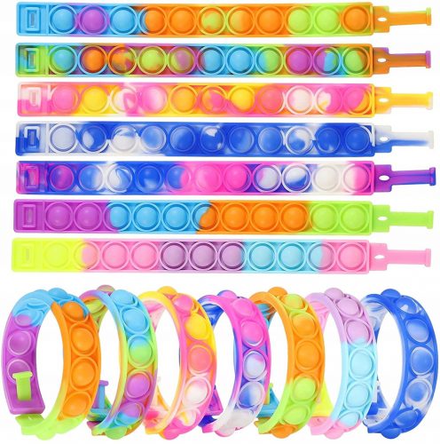  20Pcs PUSH BUBBLE TOY BAND NARUKVICA POP IT TOY