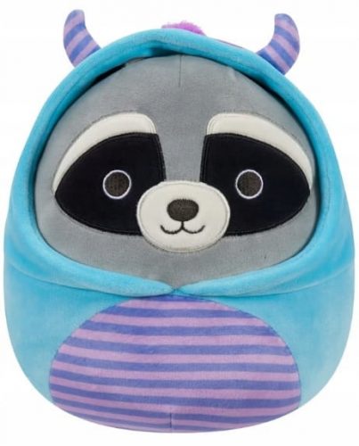  Squishmallows Rocky Raccoon Plush u kostimu čudovišta, 19 cm