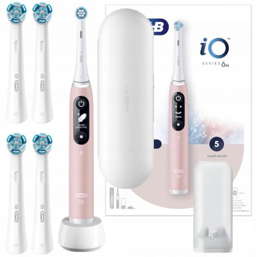  Oral-B iO Series 6 Magnetna četkica za zube s ružičastim pijeskom + vrhovi