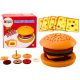  DRVENI HAMBURGER 8 EL KARTICA S RECEPTIMA 10 KOM LEAN TOYS