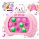  POP IT RABBIT PINK POPIT PUSH SKILL GAME, ANTI-STRES, SENZORIKA