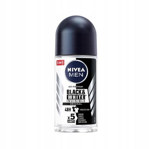  Nivea Men Black and White Invisible Original antiperspirant roll-on 50 ml