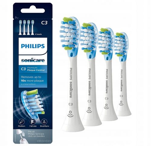  4-dijelni Philips Heads Plaque Defence Sonicare C3 Premium HX9044