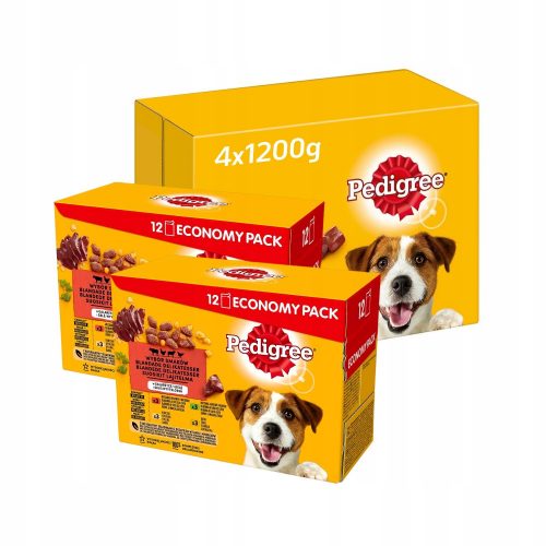  Pedigree mokra hrana mješavina okusa 1,2 kg